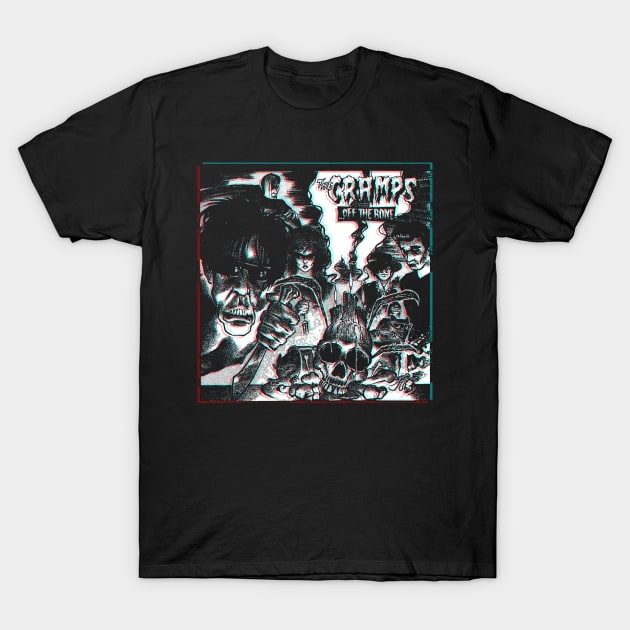 Wild And Feral The Cramps Punkabilly Tee T-Shirt by JocelynnBaxter